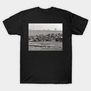 Automobile Graveyard, 1935. Vintage Photo T-Shirt